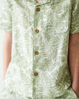 Set maglietta e pantaloncini organici - Palme