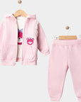 Baby Teddy Set – 3-teiliges Outfit für Mädchen mit niedlichen Details