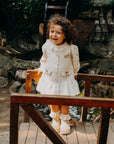 Kleid mit Stickerei Set für Mädchen