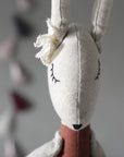Handgemachtes Kuscheltier Hase