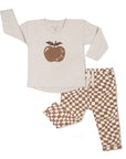 Completo camicia e pantaloni organici a maniche lunghe – Apple Of My Eye