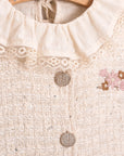 Kleid mit Stickerei Set für Mädchen