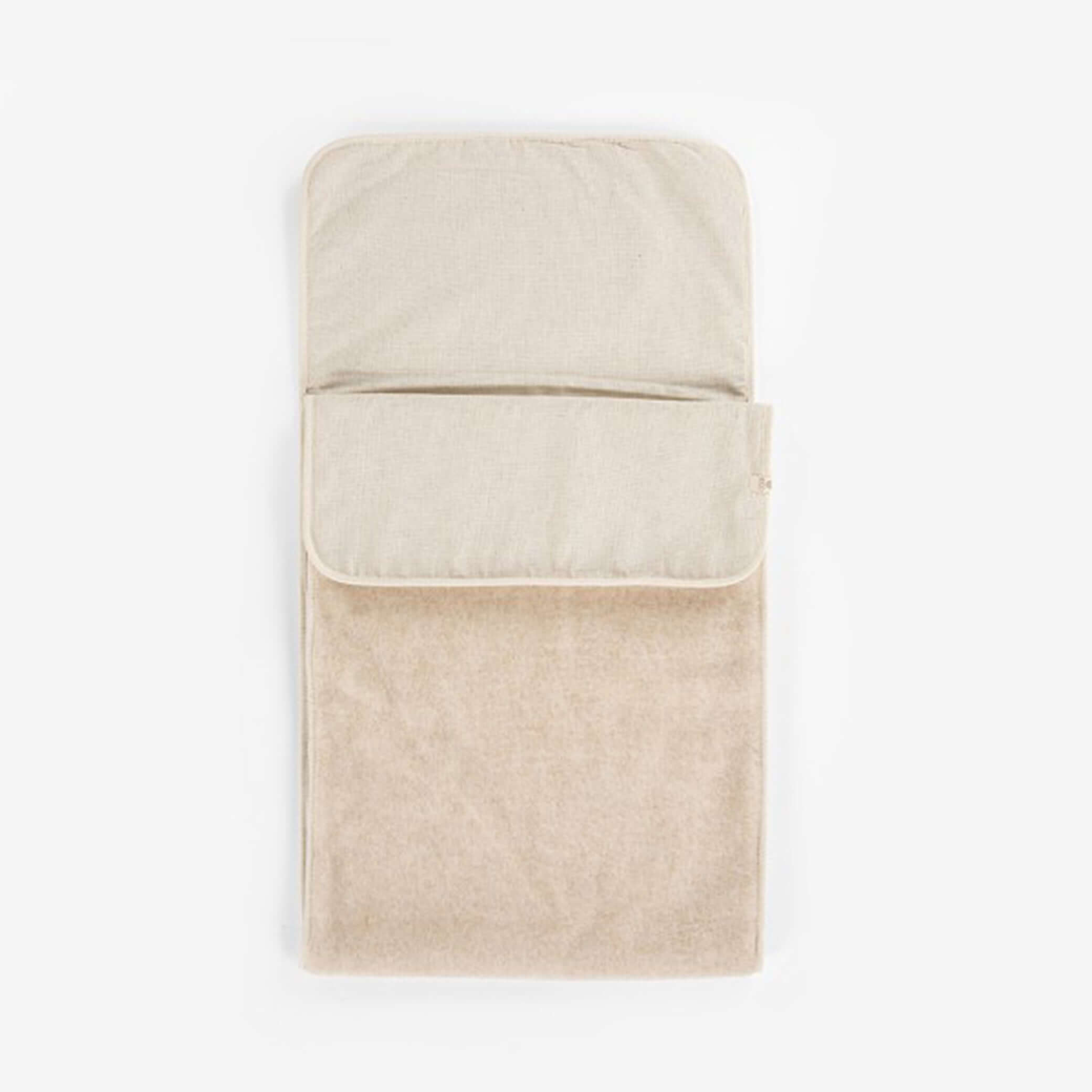 KiCo Label Fußschlafsack, Decke, 100% Wolle, mit Leinen