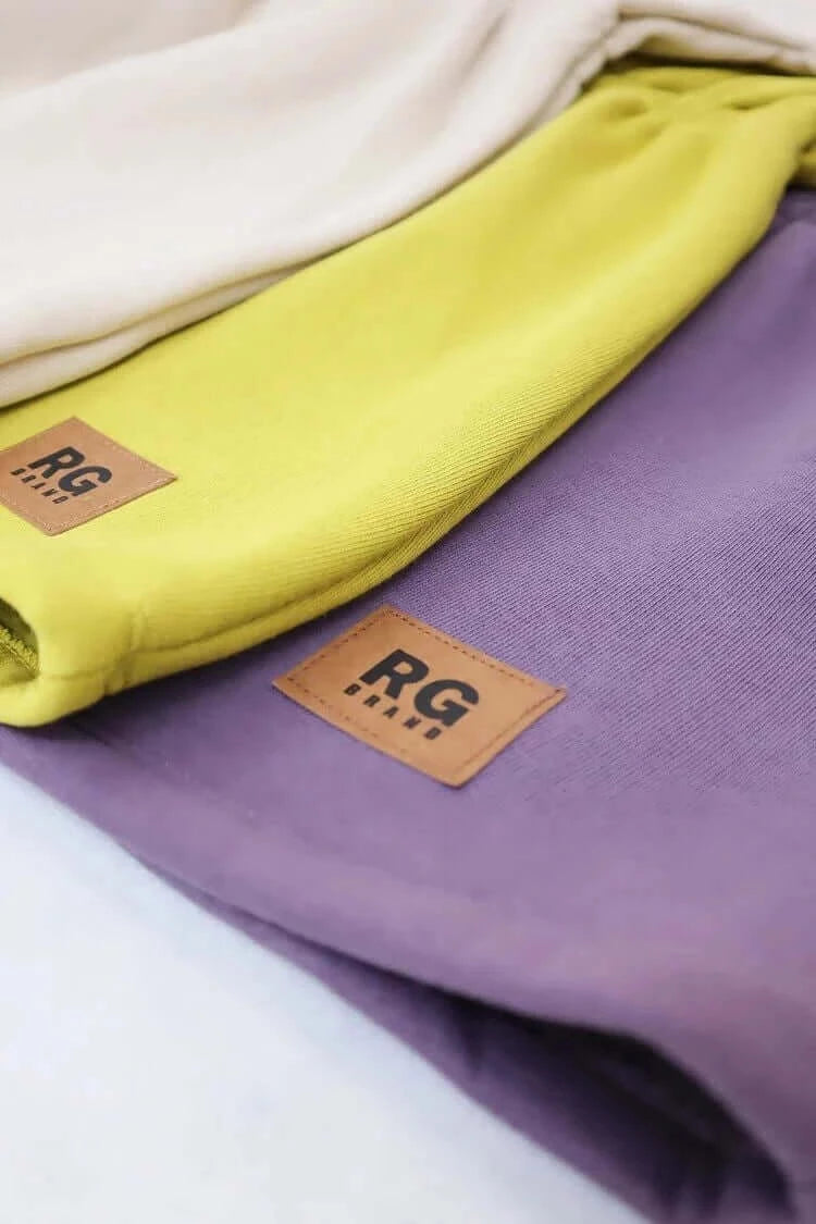 Kleid mit Kapuze  - Violett