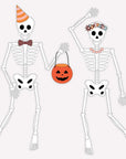 2 PapierSKELETT  Set zur Dekoration Für Halloween