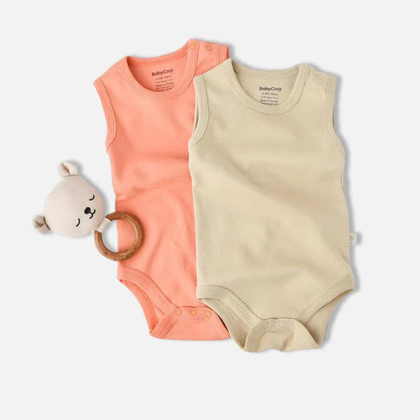 Body aus Bio-Baumwolle, 2er-Pack - Cheeky Nomads