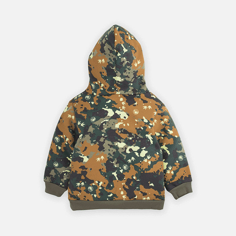 Kapuzen-Sweatshirt mit Camouflage-Muster - Cheeky Nomads