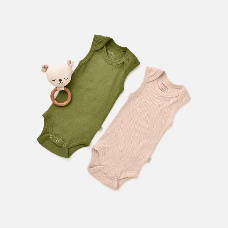 Body aus Bio-Baumwolle- 2er-Pack - Cheeky Nomads