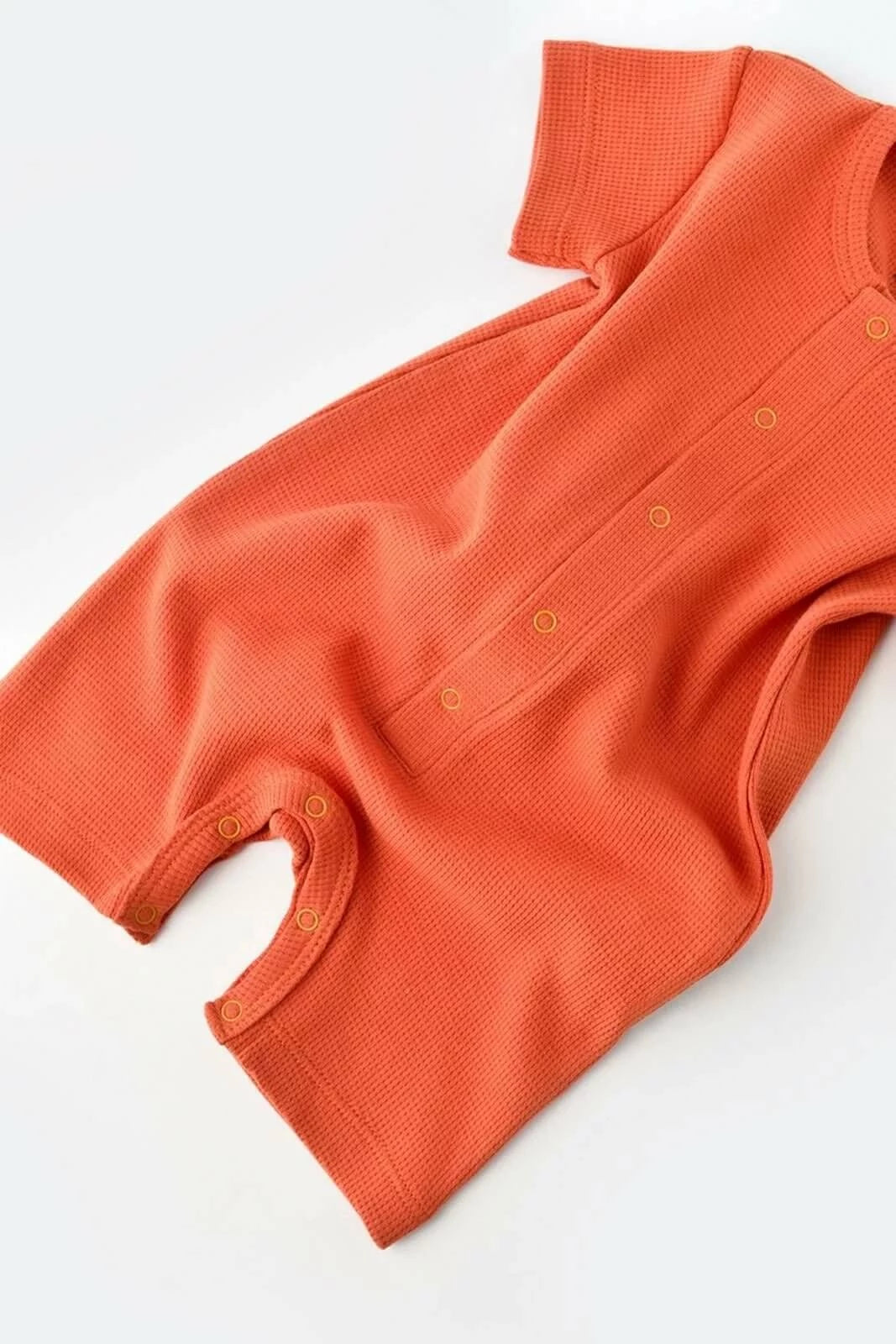 Kurzarm-Strampler aus Bio-Baumwolle - Rot - Cheeky Nomads