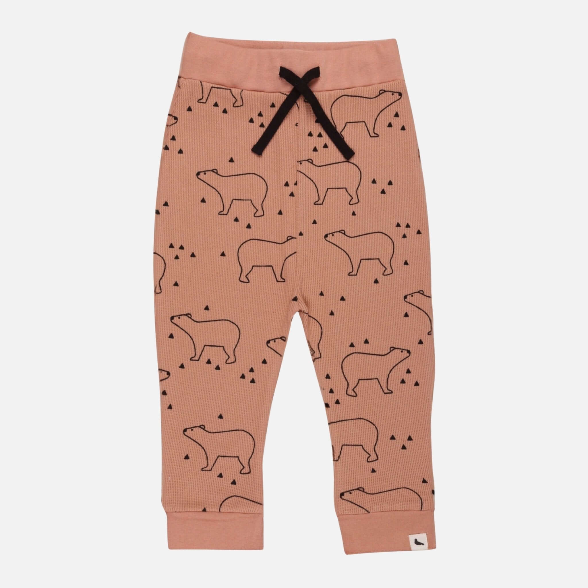 Bear Silhouette Harem Jogginghose - Ember