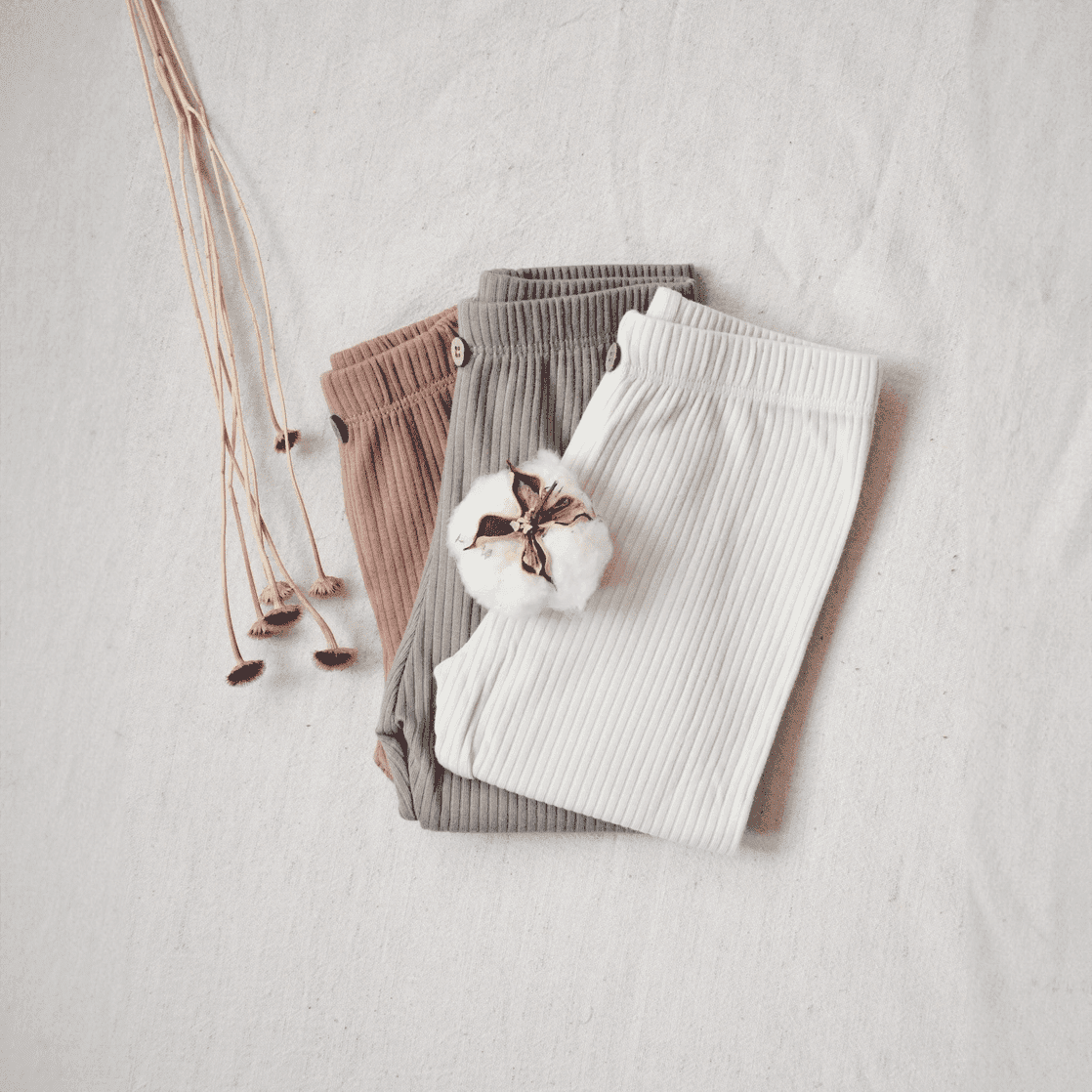 3er-Pack Organic PEPA Leggings aus Bio-Baumwolle