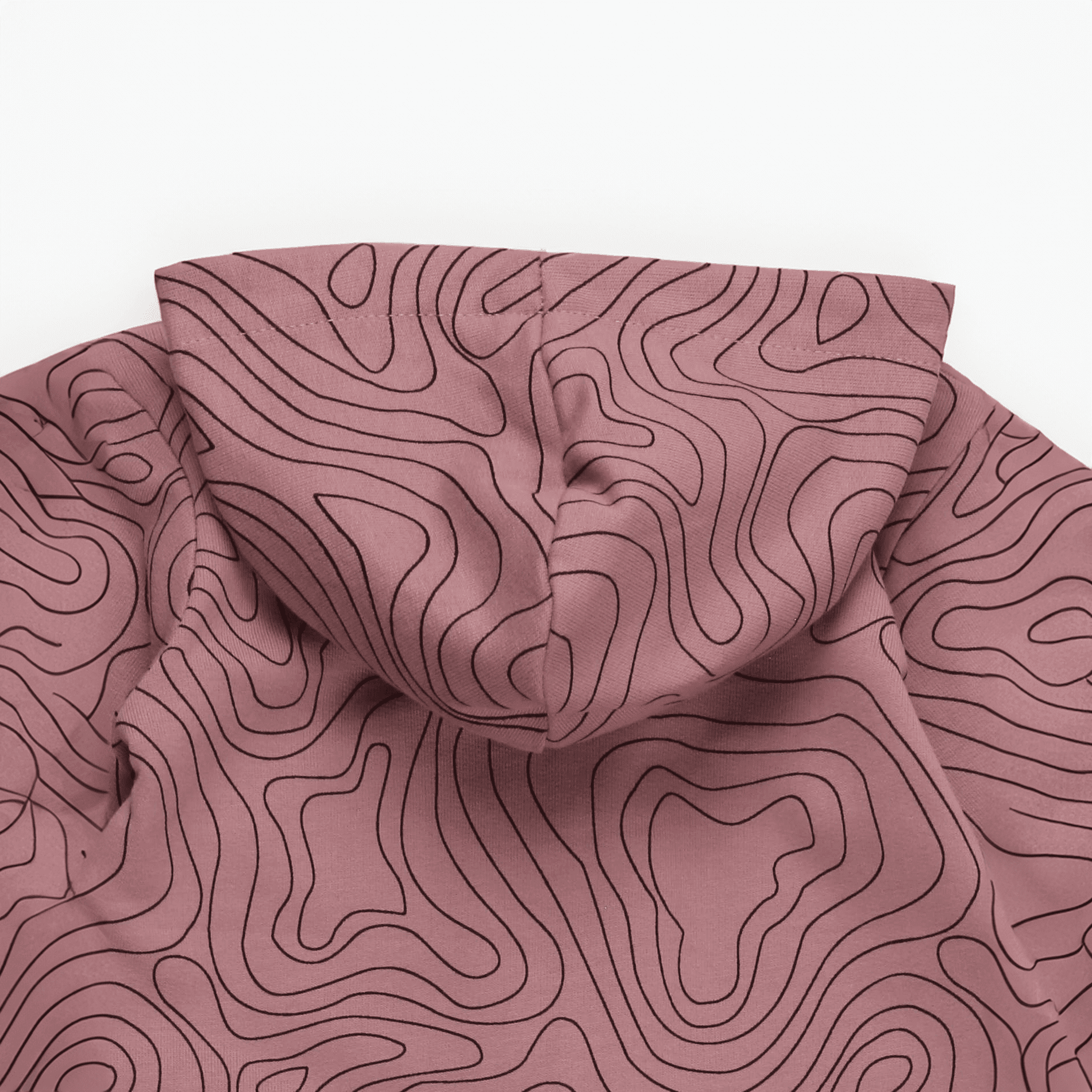 Strampler-kontour-print-hood