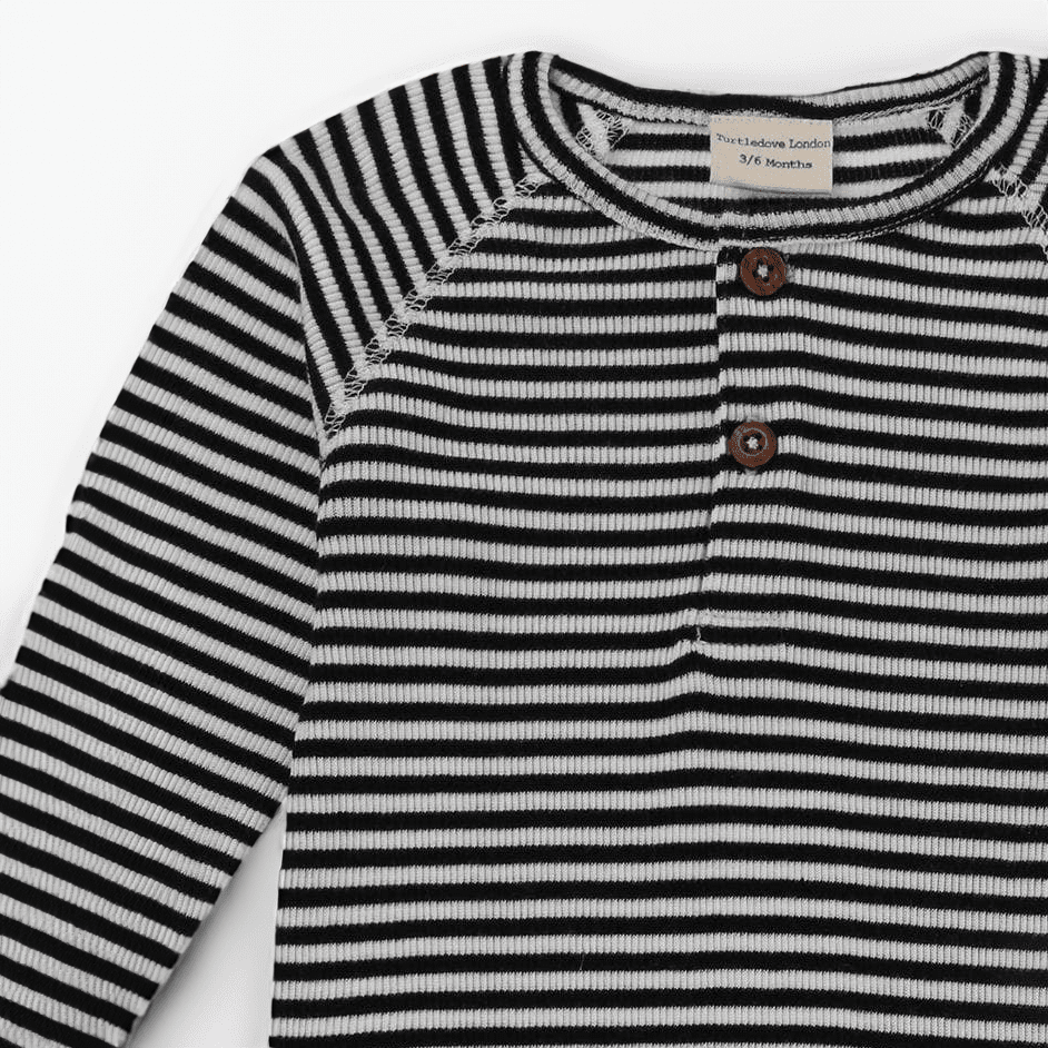 Pagliaccetto a coste a righe - Mono