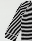 Striped Ribbed Romper - Mono