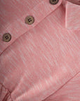 Pink Melange Kleid aus Baumwolle - Cheeky Nomads